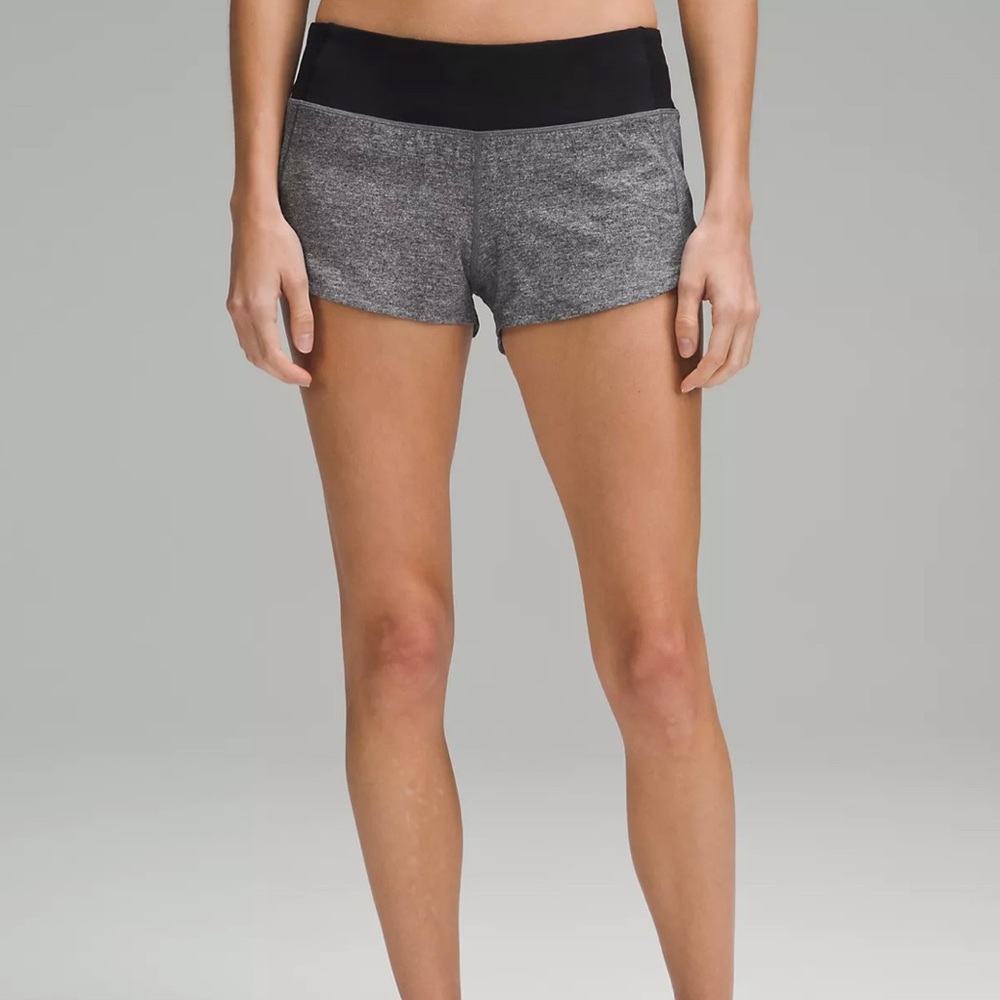 Lululemon shorts, speed up, grey, size 6